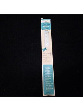 Lily Hideaway 12" White Self-Covered Zipper Sewing Notion Crafts Vintage